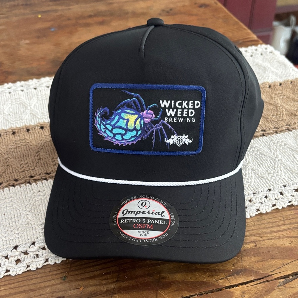 Imperial Black Hat with Wicked Weed Brewing Patch